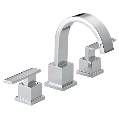 Click here to see Delta 3553LF Delta Vero High-Arc Deck-Mount Chrome Lavatory Faucet for 6