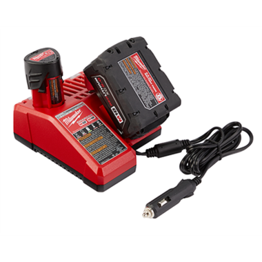 Click here to see Milwaukee 48-59-1810 Milwaukee 48-59-1810 M18 & M12 Vehicle Charger 