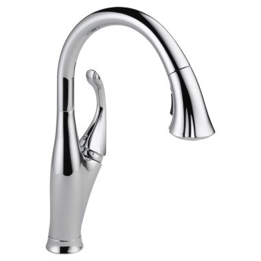 Click here to see Delta 9192-DST Delta Addison Single Handle Pull-Down Kitchen Faucet, Chrome - 9192-DST