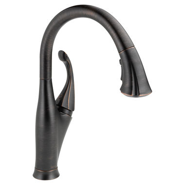 Click here to see Delta 9192-RB-DST Delta Addison Single Handle Pull-Down Kitchen Faucet, Venetian Bronze - 9192-RB-DST