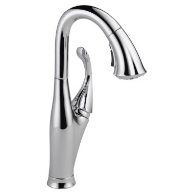 Click here to see Delta 9992-DST Delta Addison Touch2O Single Handle Pull-Down Bar/Prep Faucet, Chrome - 9992-DST