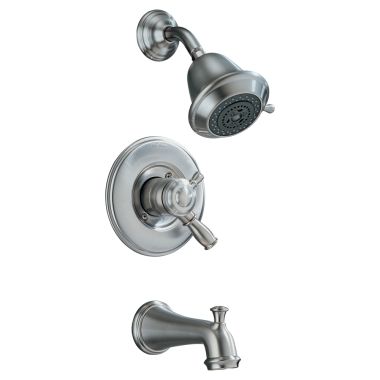 Click here to see Delta 174924-SS Delta 174924-SS Yorkshire Monitor 17 Series Tub and Shower Trim (Stainless)