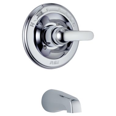 Click here to see Delta T13120-CDN Delta Classic Single-Handle Monitor 13 Series Tub Faucet Trim, Lever Handle, Non-Diverter Tub Spout, Canadian Market Design, Chrome - T13120-CDN