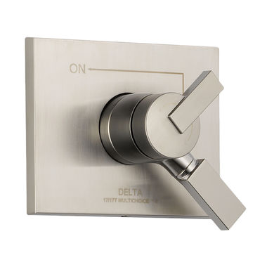 Click here to see Delta T17053-SS Delta Vero Monitor 17 Series Two-Handle Valve Trim, Lever Handles, Stainless Steel - T17053-SS