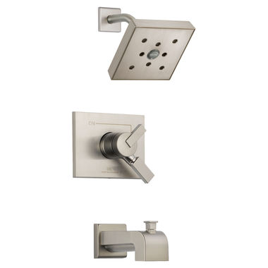 Click here to see Delta T17453-SSH2O Delta T17453-SSH2O Vero Monitor 17 Series H2Okinetic Tub/Shower Trim - Stainless