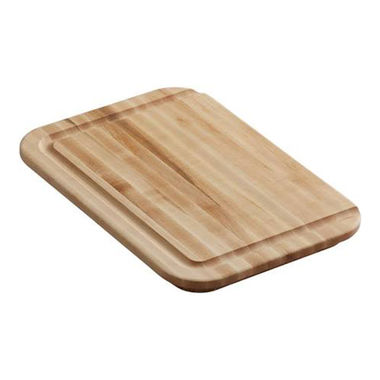 Click here to see Kohler 3294-NA KOHLER K-3294-NA Hardwood Cutting Board, Fits 15-3/4-Inch Front-To-Back Basin, Brown