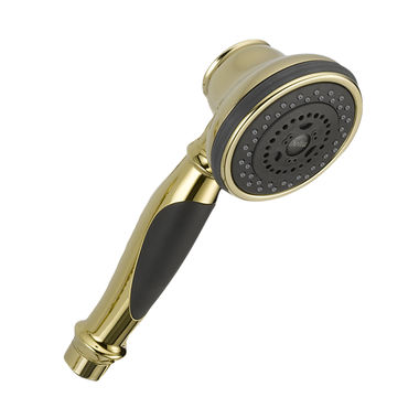 Click here to see Delta RP48770PB Delta 3-3/4in Three-Setting Hand Shower, 1.75 GPM, Brilliance Polished Brass - RP48770PB