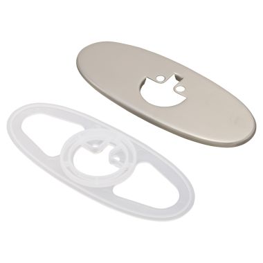 Click here to see Delta RP47973SS Delta RP47973SS Delta Escutcheon With Gasket - C-Spout (Stainless)