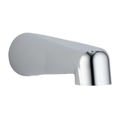 Click here to see Delta RP36498 Delta Classic Slip-On Metallic Chrome Non-Diverter Tub Spout, Wall-Mount Installation, Single-Hole, 7in Spout Reach - RP36498