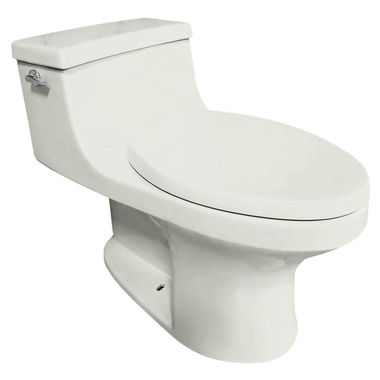 Click here to see Kohler 5172-NY Kohler San Souci One-Piece Compact Elongated Toilet with Slow Close Seat, Comfort Height,1.28 GPF, Concealed Trapway, Dune -  K-5172-NY