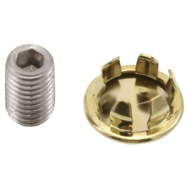 Click here to see Delta RP18358PB Delta RP18358PB Delta Plug Button/Screw - Roman Tub (Brilliance Polished Brass)