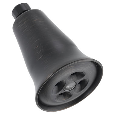 Click here to see Delta RP46384RB Delta Universal Showering H2Okinetic Single-Setting Shower Head, WaterSense, 1.5 GPM, Venetian Bronze - RP46384RB