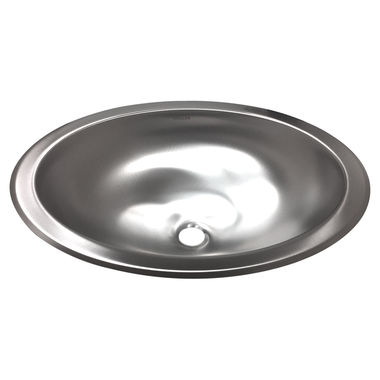 Click here to see Kohler 2608-SU-NA Kohler Bachata Drop-In/Undermount Bathroom Sink, Luster Finish, No Overflow, Stainless Steel, Luster Finish - K-2608-SU-NA