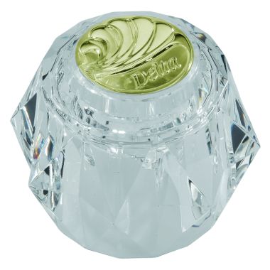 Click here to see Delta RP17449PB Delta RP17449PB Delta 1-Clear Knob Handle Kit w/Button/Set Screw, Polished Brass