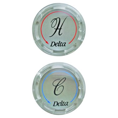 Click here to see Delta RP19659 Delta RP19659 Delta Two Button Set - Clear Handles (Other Finish)
