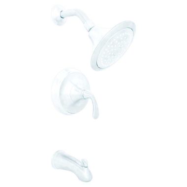 Click here to see Kohler TS10274-4-CP Kohler Forté Rite-Temp Polished Chrome Tub/Shower Faucet Trim, 2.5 GPM, NPT Spout, MasterClean Sprayface, ADA - K-TS10274-4-CP