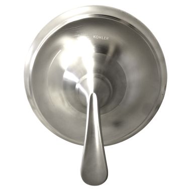 Click here to see Kohler TS10277-4-BN Kohler Forte Sculpted Rite-Temp Valve Trim, Lever Handle, Brushed Nickel - K-TS10277-4-BN