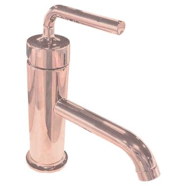Click here to see Kohler 14402-4A-RGD Kohler Purist Single-Handle Rose Gold Bathroom Sink Faucet with Metal Pop-Up, Straight Lever Handle, 1.2 GPM, Single-Hole, Metal - K-14402-4A-RGD