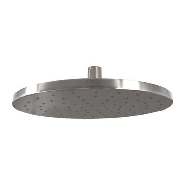 Click here to see Kohler 13689-TT Kohler 10in Contemporary Round Single-Function Rain Shower Head with Katalyst Air-Induction Technology, 2.5 GPM, MasterClean, Vibrant Titanium - K-13689-TT
