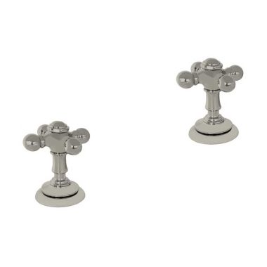 Click here to see Kohler 98068-3-BN Kohler Artifacts Cross Bathroom Sink Faucet Handles - Vibrant Brushed Nickel (K-98068-3-BN)