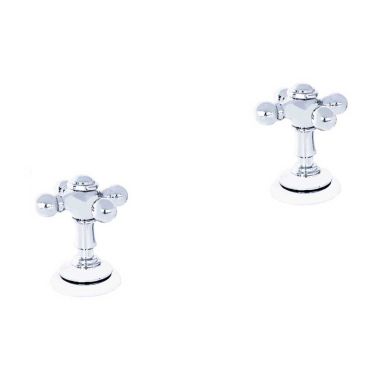 Click here to see Kohler 98068-3-CP Kohler Artifacts Cross Bathroom Sink Faucet Handles - Polished Chrome (K-98068-3-CP)