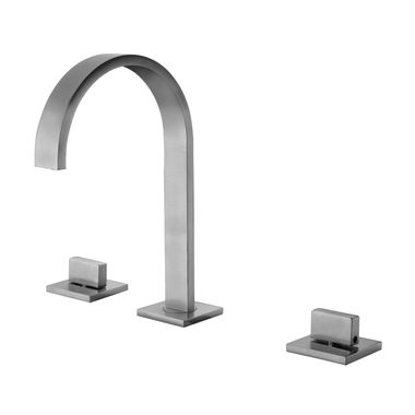 Click here to see Alfi AB1336-BN Alfi AB1336-BN Gooseneck Widespread Lavatory Faucet - Brushed Nickel