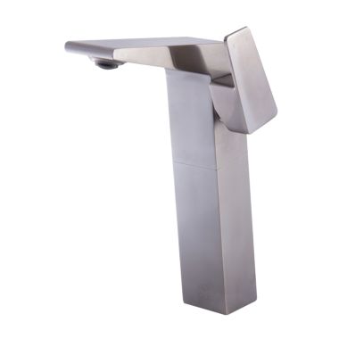 Click here to see Alfi AB1475-BN ALFI One-Handle Tall Bathroom Faucet, Deck Mounted, Lever Handle, 1.5 GPM, Brushed Nickel - AB1475-BN