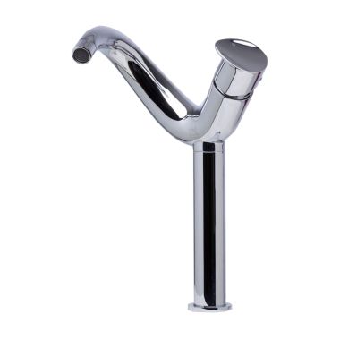 Click here to see Alfi AB1570-PC ALFI Tall Wave Bathroom Faucet, Lever Handle with Hot & Cold Indicators, Lead Compliant, Polished Chrome - AB1570-PC