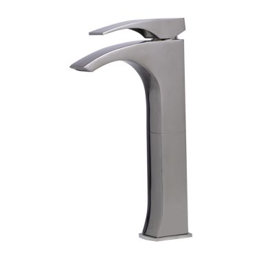 Click here to see Alfi AB1587-BN ALFI Tall Bathroom Faucet, Lever Handle with Hot & Cold Indicators, Lead Compliant, Brushed Nickel - AB1587-BN