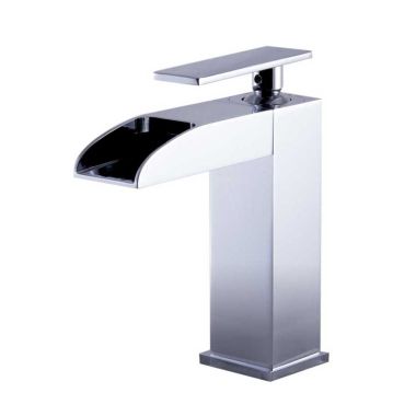 Click here to see Alfi AB1598-PC ALFI Single-Handle Bathroom Faucet, Waterfall Spout, Deckmount, Polished Chrome - AB1598-PC