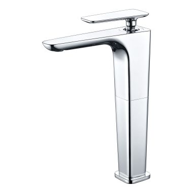 Click here to see Alfi AB1778-PC ALFI Tall Single-Handle Bathroom Faucet, Lever Handle, Hot and Cold, Deck Mounted, Polished Chrome - AB1778-PC