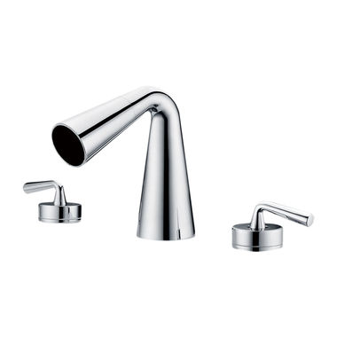 Click here to see Alfi AB1790-PC ALFI Cone Waterfall Chrome Two-Handle Widespread Lavatory Faucet, Lever Handles, 1.5 GPM - AB1790-PC