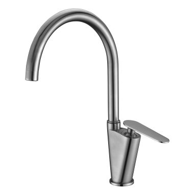 Click here to see Alfi AB3600-BN ALFI AB3600-BN Gooseneck Bathroom Faucet, Brushed Nickel