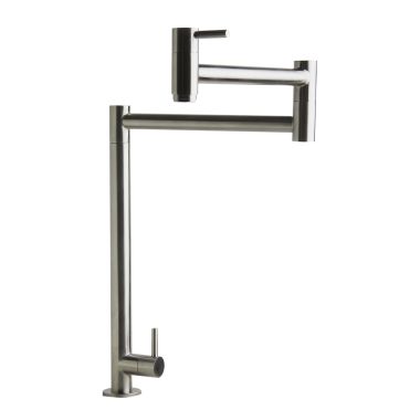 Click here to see Alfi AB5018-BSS ALFI AB5018-BSS Retractable Pot Filler Kitchen Faucet - Brushed Stainless Steel