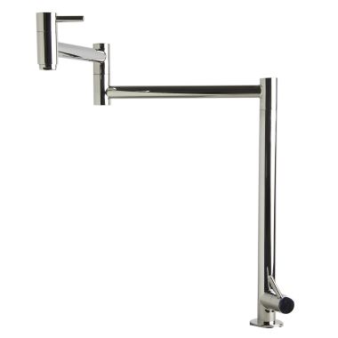 Click here to see Alfi AB5018-PSS ALFI AB5018-PSS Retractable Pot Filler Kitchen Faucet, Polished Stainless Steel
