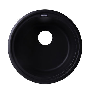Click here to see Alfi AB1717DI-BLA ALFI AB1717DI-BLA Round Drop-In Kitchen Sink - Black
