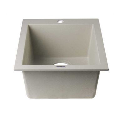 Click here to see Alfi AB1720DI-B ALFI AB1720DI-B Rectangular Drop-In Kitchen Sink - Biscuit
