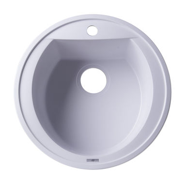 Click here to see Alfi AB2020DI-W ALFI AB2020DI-W Round Drop-In Kitchen Sink - White