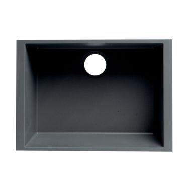 Click here to see Alfi AB2420UM-BLA ALFI AB2420UM-BLA Single Bowl Undermount Kitchen Sink, Black