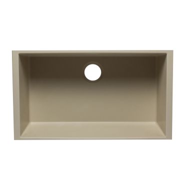 Click here to see Alfi AB3322UM-B ALFI AB3322UM-B Single Bowl Undermount Kitchen Sink, Biscuit