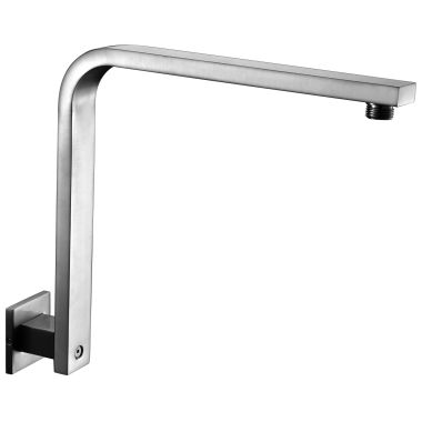 Click here to see Alfi AB12GSW-BN ALFI AB12GSW-BN 12-Inch Wall-Mounted Square Shower Arm, Brushed Nickel
