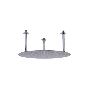 Click here to see Alfi RAIN20R-BSS ALFI RAIN20R-BSS Round-Shaped Ultra-Thin Rain Shower Head, Brushed Stainless Steel