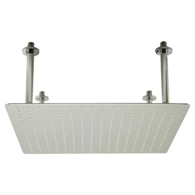 Click here to see Alfi RAIN20S-BSS ALFI RAIN20S-BSS Square-Shaped Ultra-Thin Rain Shower Head - Brushed Stainless Steel