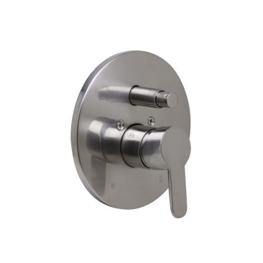 Click here to see Alfi AB3101-BN ALFI AB3101-BN Single-Lever Handle Bath Shower Valve  - Brushed Nickel