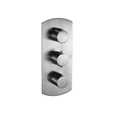 Click here to see Alfi AB3901-BN ALFI AB3901-BN 2-Way Thermostatic Shower Mixer - Brushed Nickel