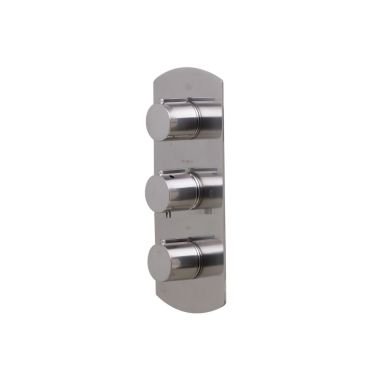 Click here to see Alfi AB4001-BN ALFI AB4001-BN 3-Way Thermostatic Shower Mixer - Brushed Nickel