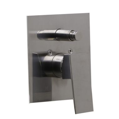 Click here to see Alfi AB5601-BN ALFI AB5601-BN Single-Handle Shower Valve Mixer with Diverter - Brushed Nickel