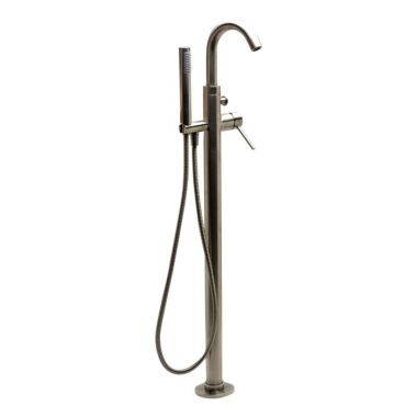 Click here to see Alfi AB2534-BN Alfi 38-Inch Freestanding Tub Filler with Hand-Held Shower Head, 4.5 GPM Flow Rate, Brushed Nickel, Single-Lever Handle, Floor Mount - AB2534-BN