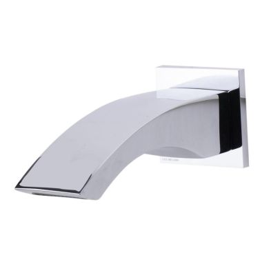 Click here to see Alfi AB3301-PC ALFI Curved Wall Mounted Polished Chrome Bathroom Tub Spout, 1/2-inch Connection Size, Brass - AB3301-PC