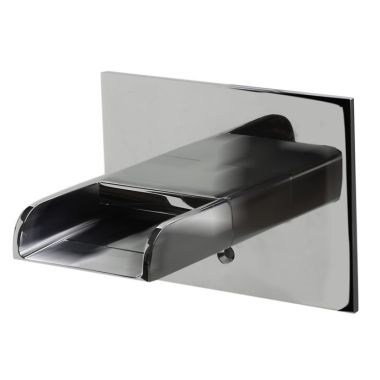 Click here to see Alfi AB5901-PC ALFI Wall Mounted Polished Chrome Waterfall Bathtub Filler, 2.8 GPM, Solid Brass, 2.8 GPM, 1/2-inch Connection Size - AB5901-PC